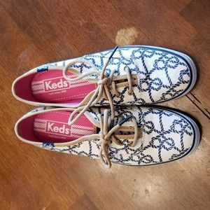 Nautical Print Sneakers